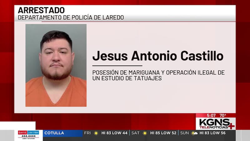 Cierran estudio clandestino de tatuajes en Laredo