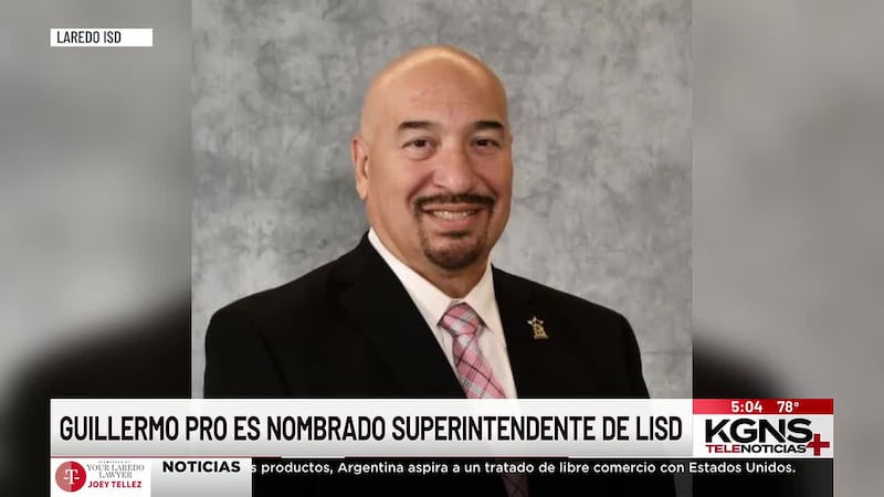 Nombran oficialmente a Guillermo Pro como Superintendente de LISD