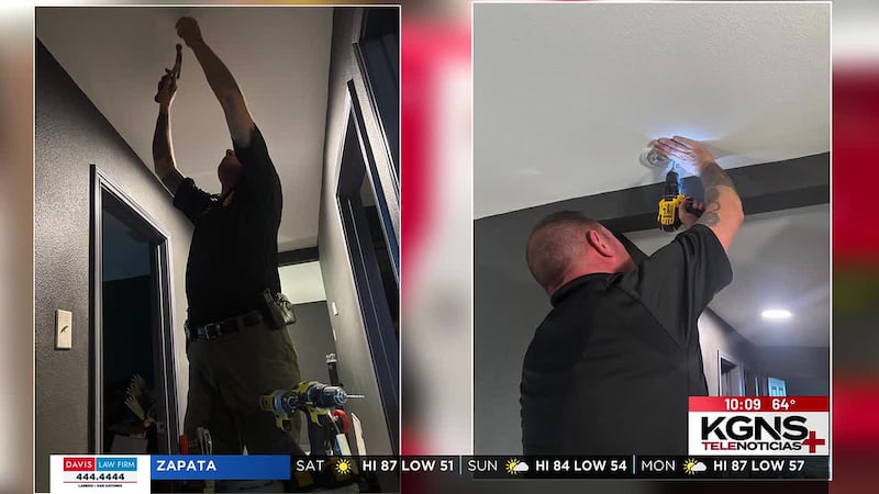 Instalan detectores de humo en viviendas del Condado de Webb