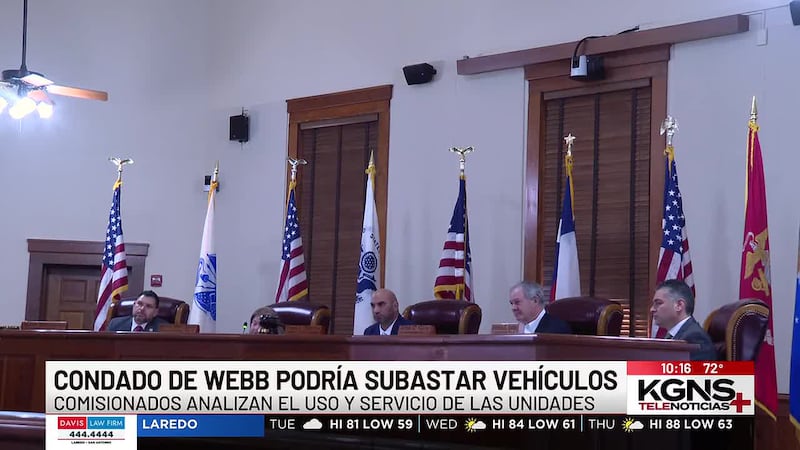 Condado de Webb podría subastar vehículos