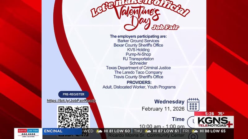 Ofrecen feria de empleo en ciudad de Río Bravo