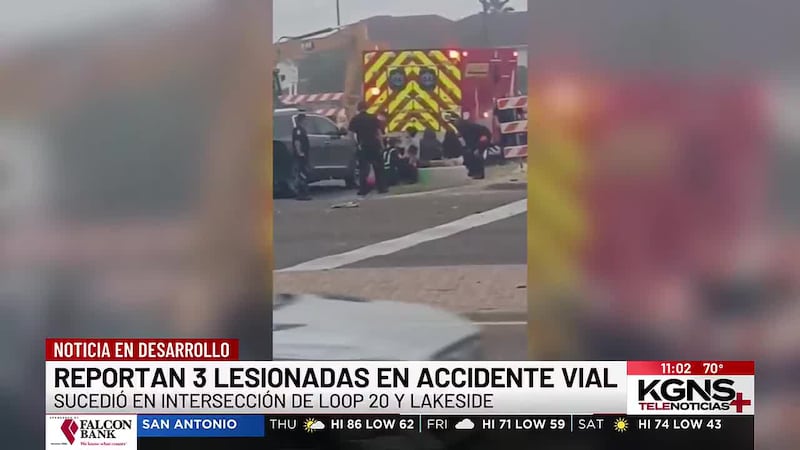 Accidente en Loop 20 deja tres personas lesionadas