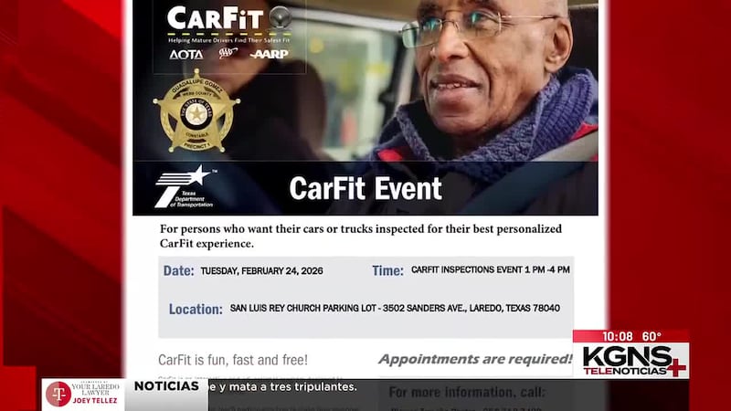 Invitan a programa de conducción “CarFit” en Iglesia San Luis Rey