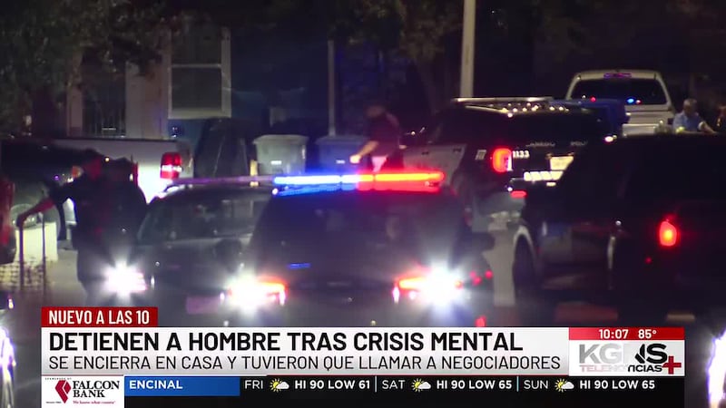 Detienen a hombre tras crisis mental al norte de Laredo
