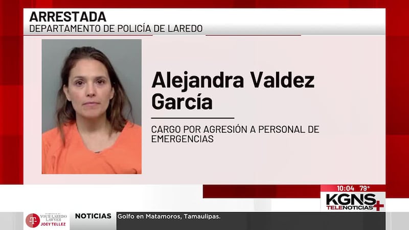 Mujer enfrenta cargos por agredir a enfermera en hospital de Laredo