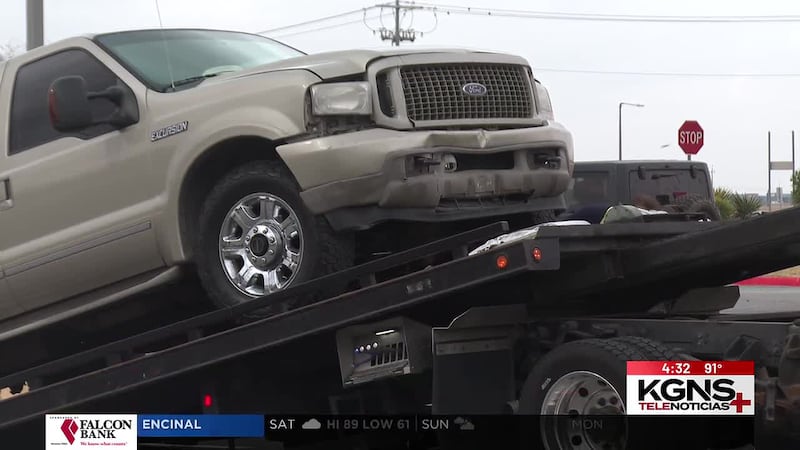 Accidente múltiple en Loop 20 provoca cierre de carril