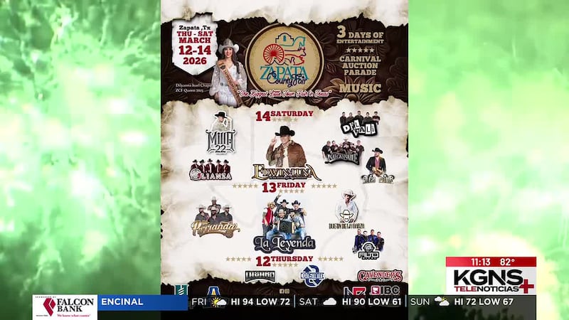 Invitan a la comunidad a la Feria del Condado de Zapata