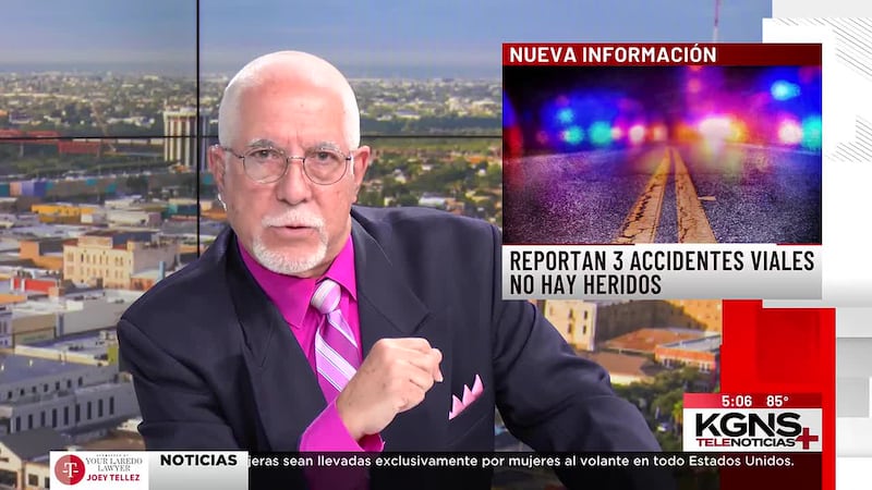 Múltiples accidentes causan tráfico vial en distintas áreas de Laredo