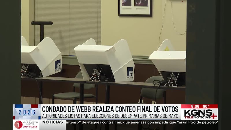 Condado de Webb realiza conteo final de votos