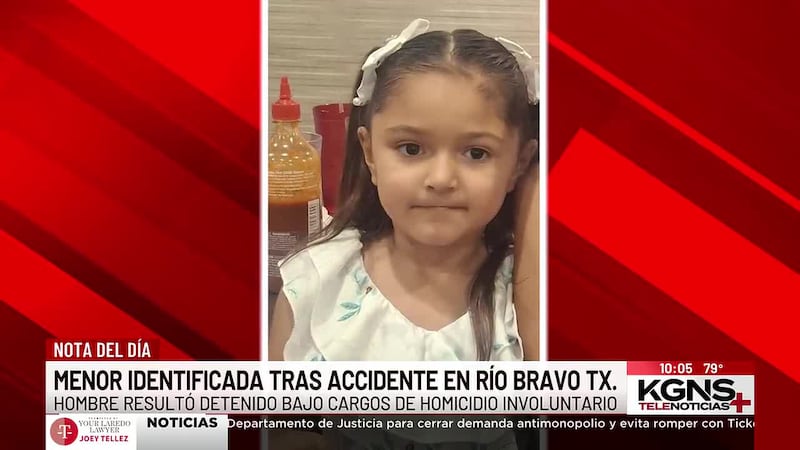 Identifican a menor fallecida tras accidente en Río Bravo; Detienen al presunto sospechoso