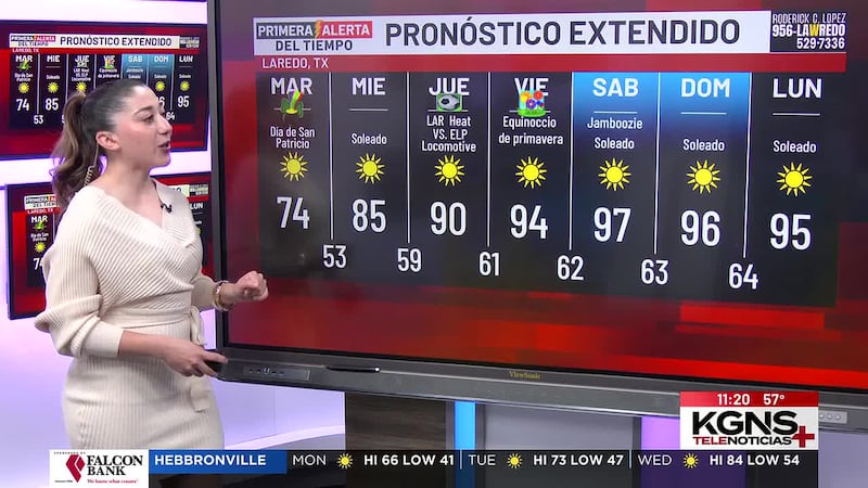 Inicio de semana fresco en Laredo