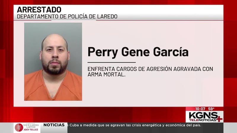 Hombre enfrenta cargos de agresión agravada tras disputa en local al norte de Laredo