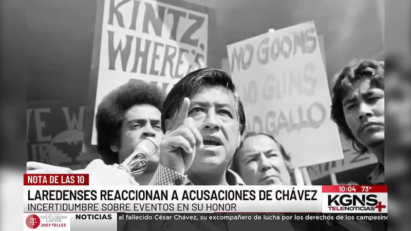 Laredenses reaccionan a acusaciones de agresión sexual contra César Chávez