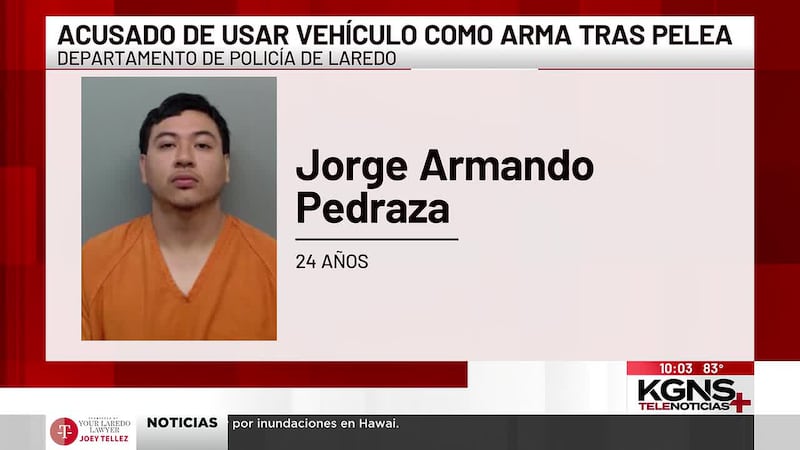 Arrestan a hombre acusado de usar vehículo somo arma tras pelea