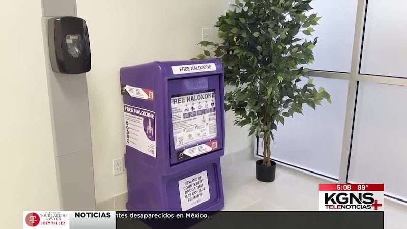 Buscan colocar más máquinas expendedoras de Narcan en Condado de Webb