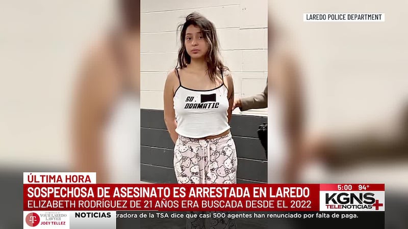 Arrestan en Laredo a mujer sospechosa de asesinato capital en Houston