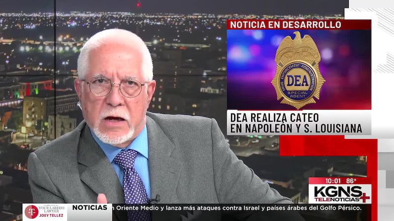 DEA ejecuta orden de cateo al sur de Laredo