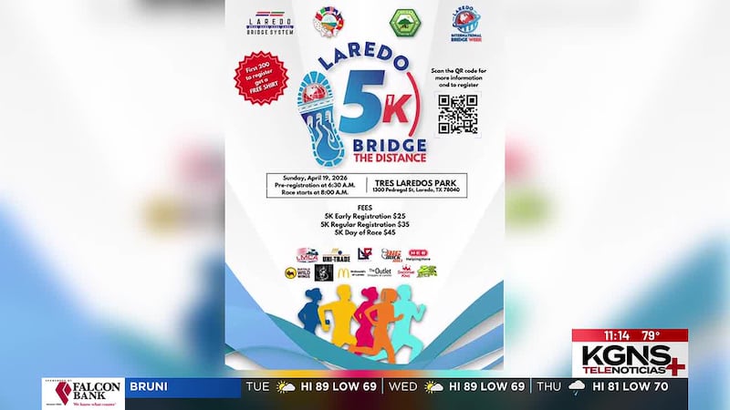 Invitan a carrera y caminata "Bridge the Distance" de Laredo
