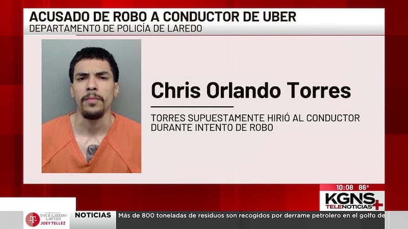 Arrestan a hombre acusado de robo a conductor de UBER