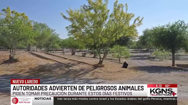 Autoridades advierten de animales peligrosos en Nuevo Laredo