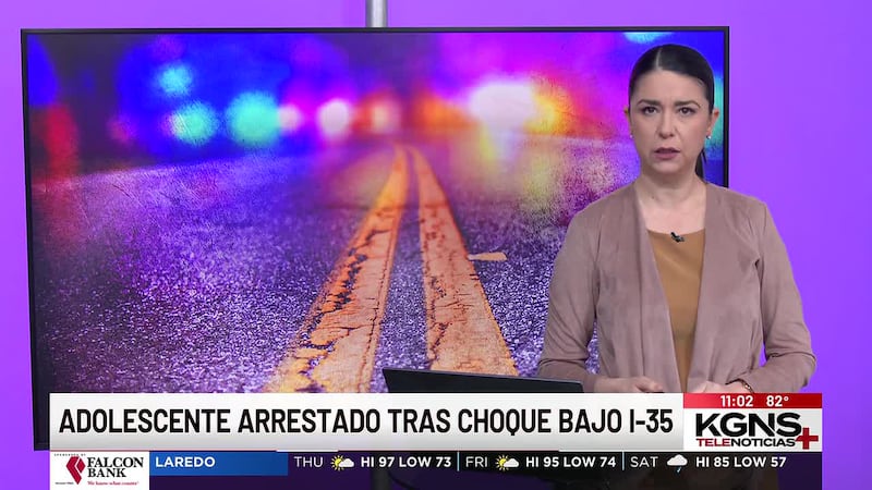 Adolescente arrestado tras chocar bajo la carretera I-35