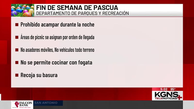 Reglas para celebrar Pascua en parques de Laredo