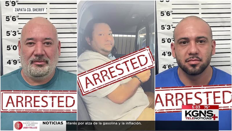 Tres arrestados en el Condado de Zapata durante Operación “Lone Star”