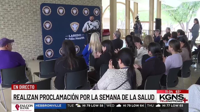 Realizan proclamación por Semana de la Salud en Laredo