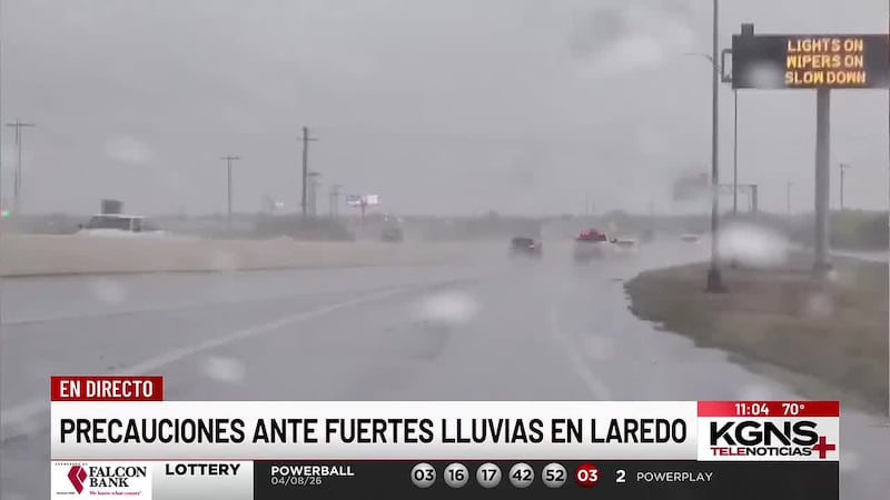 Precaución por tormentas eléctricas en Laredo