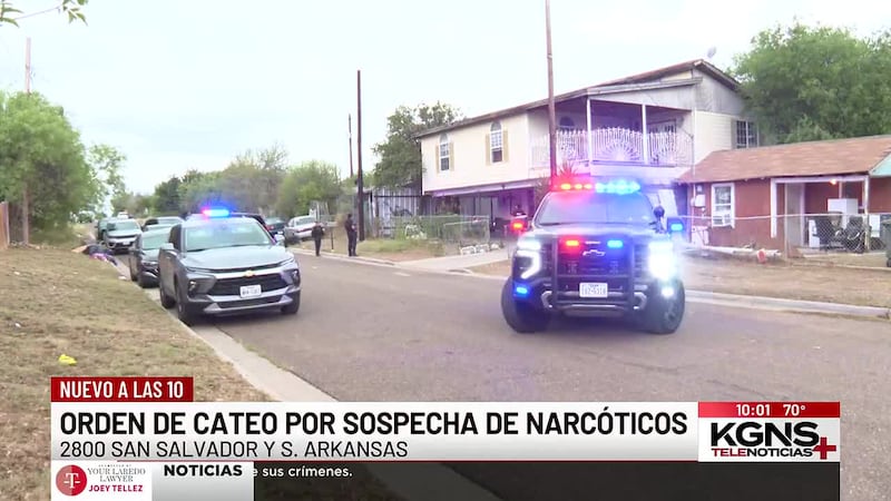 Realizan orden de cateo por sospecha de narcóticos al sur de Laredo