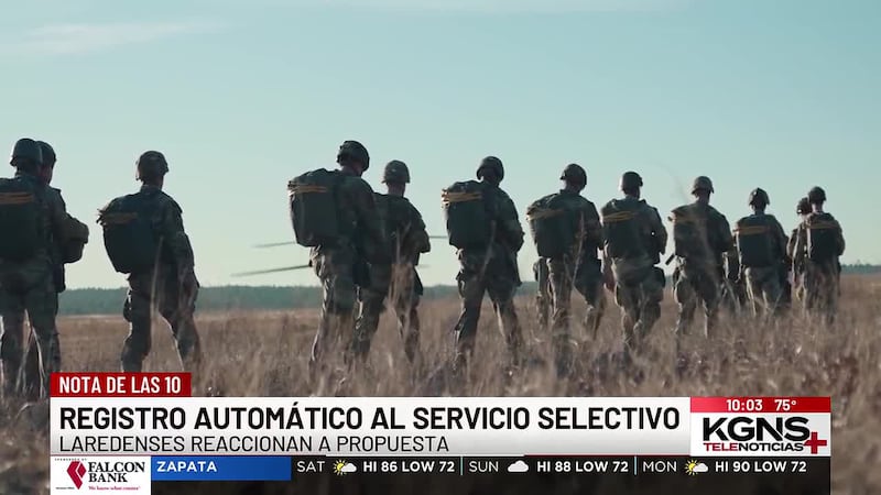 Laredenses reaccionan a propuesta sobre registro automático al servicio selectivo