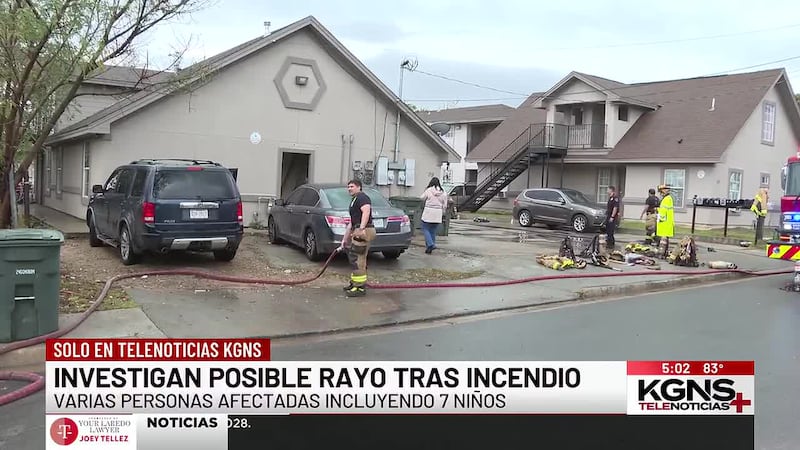 Familia de Laredo afectada tras incendio en su vivienda por posible rayo