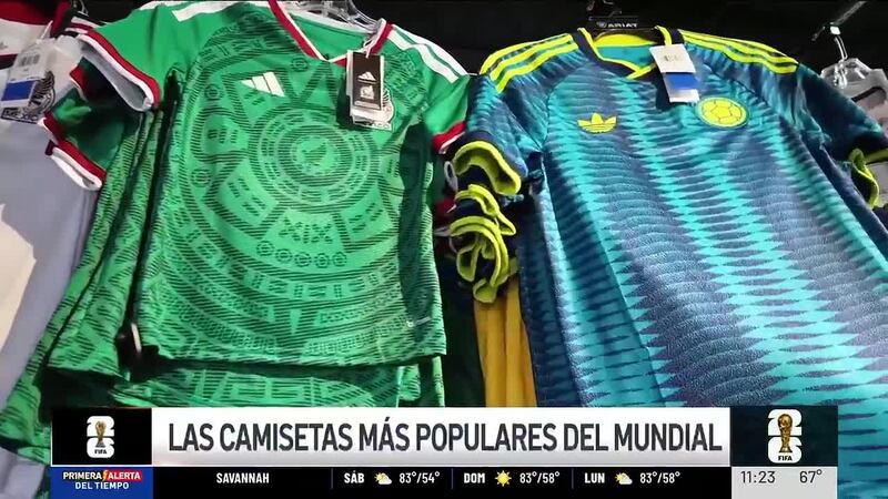 Las camisetas más populares del Mundial