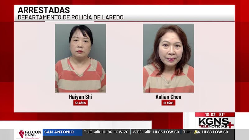 Dos mujeres arrestadas tras investigaciones en negocios de masajes en Laredo