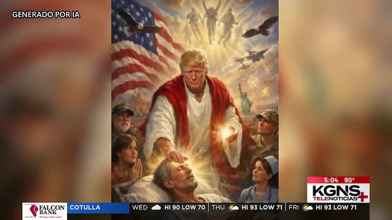 Laredenses opinan sobre polémica religiosa por imagen publicada por Trump