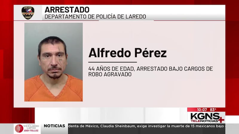 Arrestan a tercer sospechoso involucrado en robo a una tienda en Laredo
