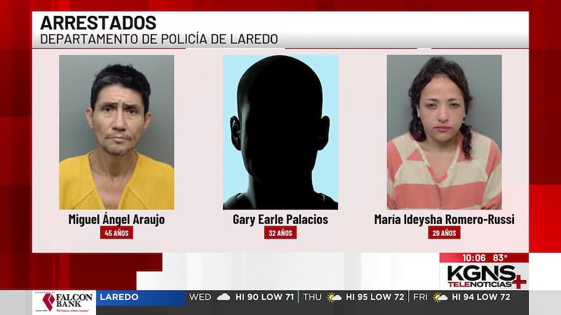 Tres personas arrestadas en operativos antidrogas en el centro de Laredo