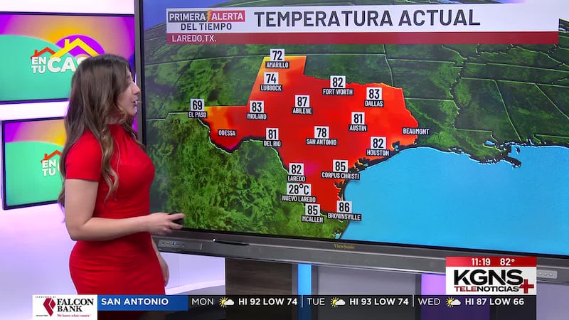 Inicio de semana fresco en Laredo