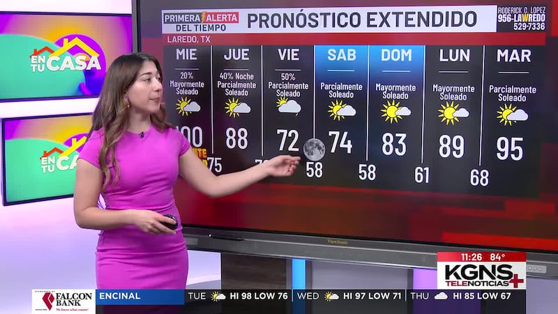 Martes caluroso en Laredo