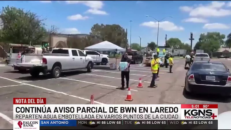 Continúa aviso parcial de hervir el agua en Laredo