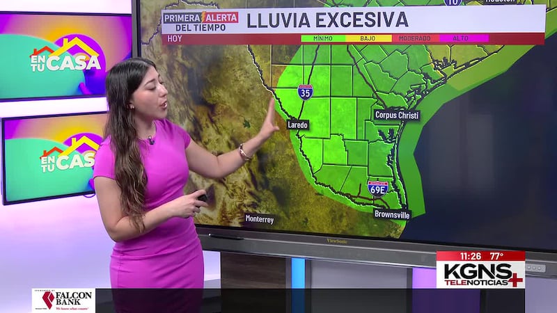 Se esperan lluvias excesivas en Laredo