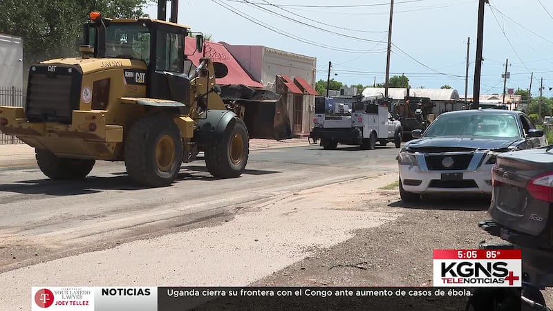 Cierran calle Matamoros por obras de pavimentación