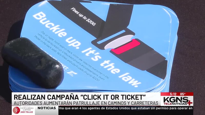 TxDOT realiza campaña “Click it or Ticket” para promover uso del cinturón de seguridad