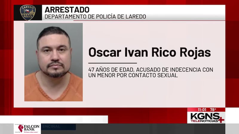 Hombre de Laredo enfrenta cargos por indecencia con un menor