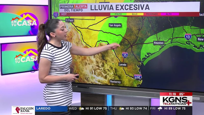 20% de probabilidad de lluvias en Laredo