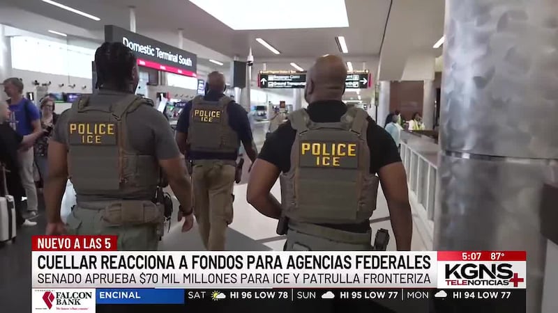 Congresista Cuéllar reacciona a fondos para financiar a ICE y Patrulla Fronteriza