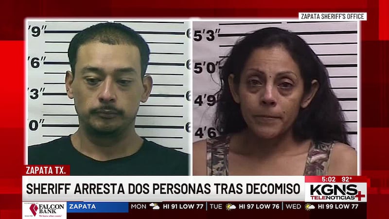 Parada de tráfico en Zapata termina en decomiso y dos arrestos