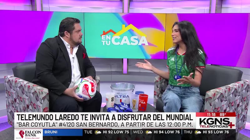 ¡Telemundo Laredo te invita a disfrutar del mundial!