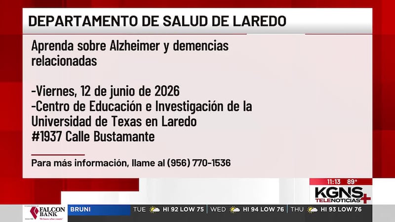Realizarán simposio sobre Alzheimer y demencias relacionadas en Laredo
