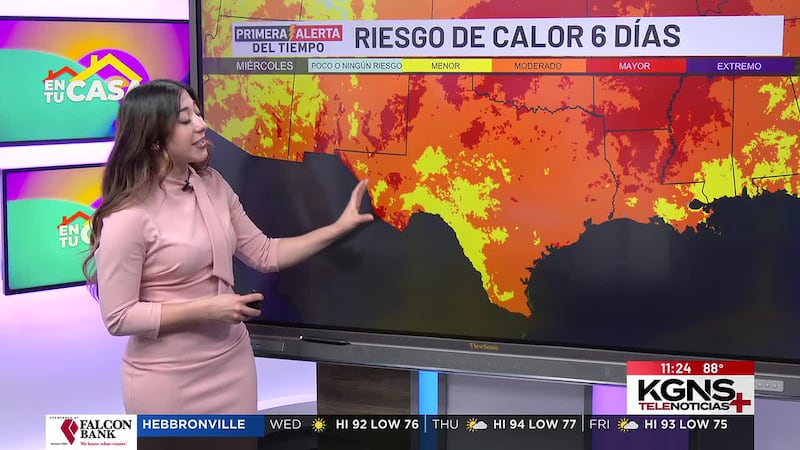 Miércoles con temperaturas húmedas en Laredo